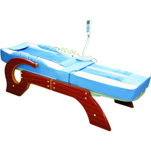 Chinese Luxury Electric Full Body Far Infrared Heat Jade Roller Automatic Spine Massage Bed Table with Tourmaline stone